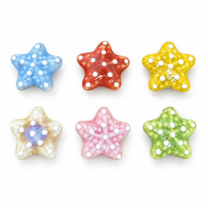 Hand Painted Starfish Spacer