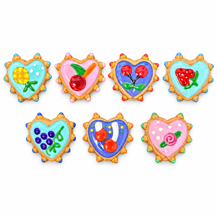 Hand Painted Heart Spacer