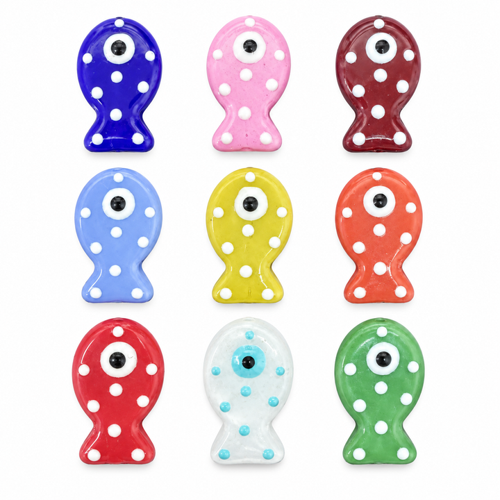 Hand Painted Fish Spacer