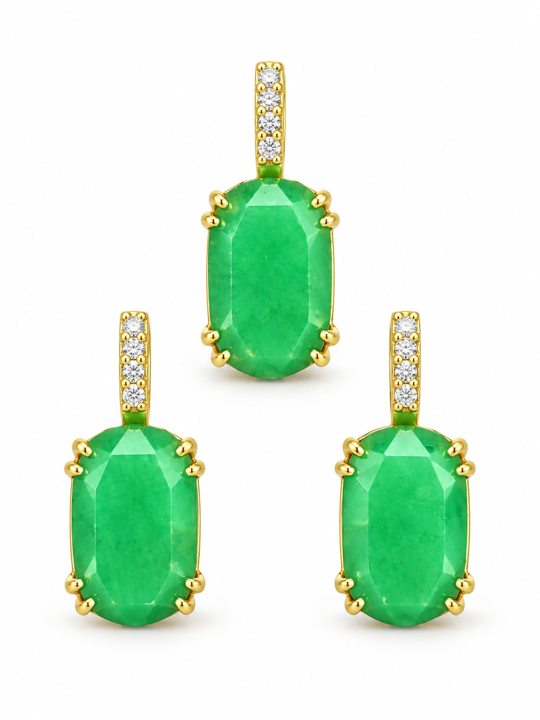 Dyed Jade Small Charm