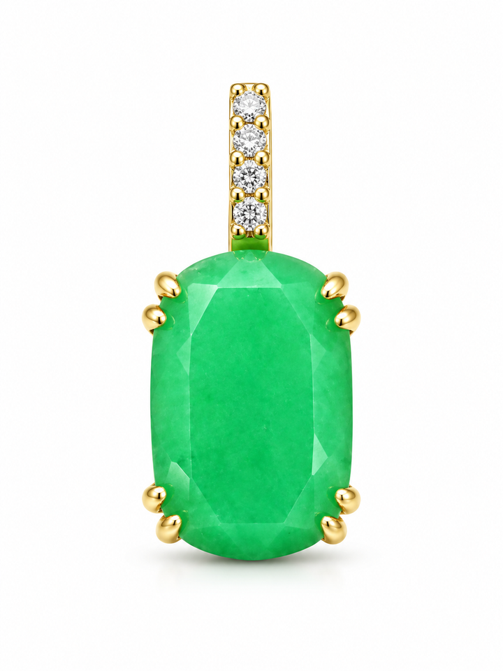 Dyed Jade Small Charm