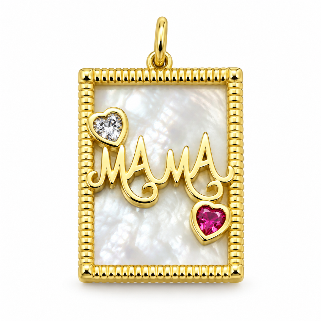 Mama Mother of Pearl Pendant