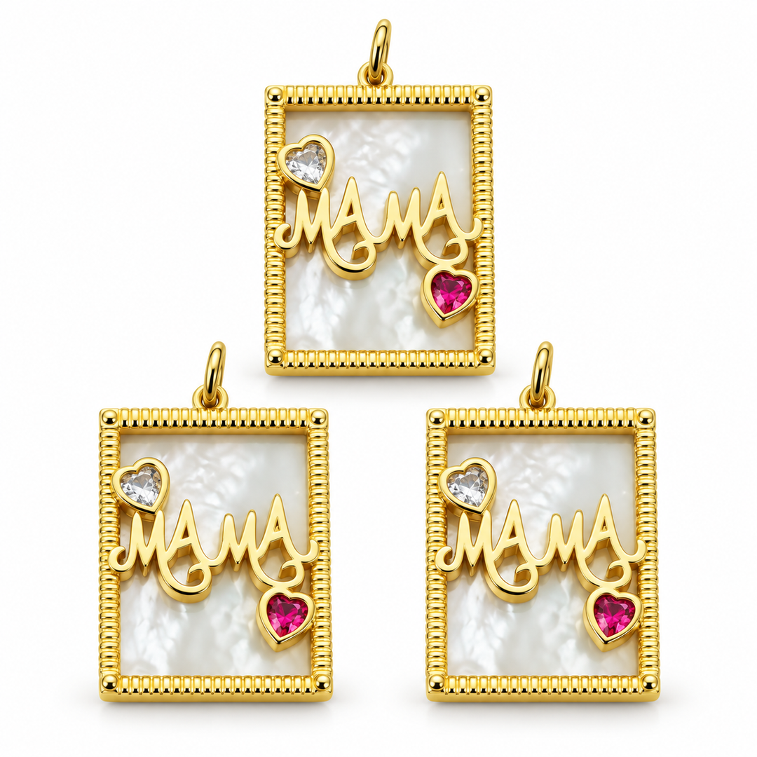Mama Mother of Pearl Pendant