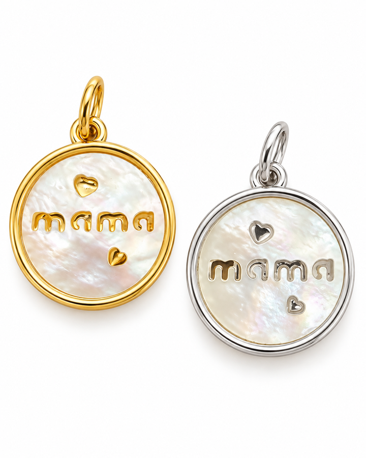 Mama Small Mother Of Pearl Charm