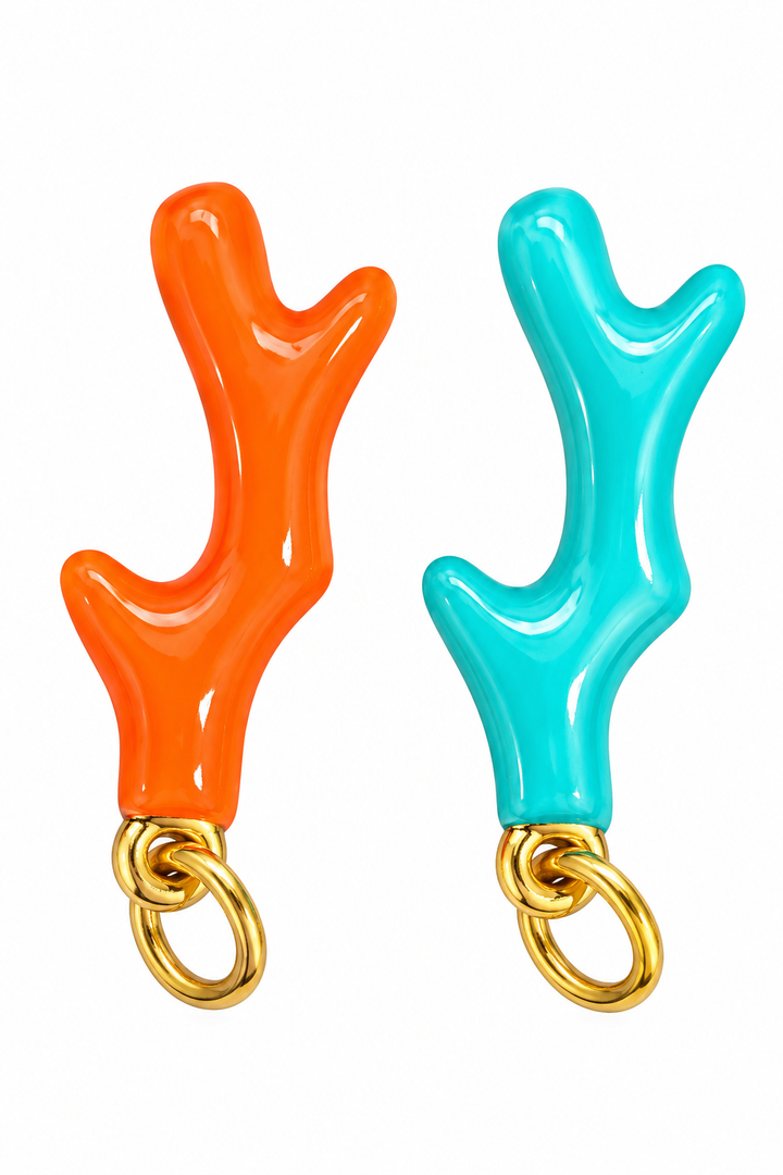 Small Coral Charm
