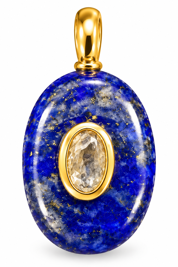Sodalite Oval Charm