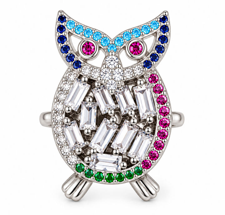 Micro Pave Owl Connector