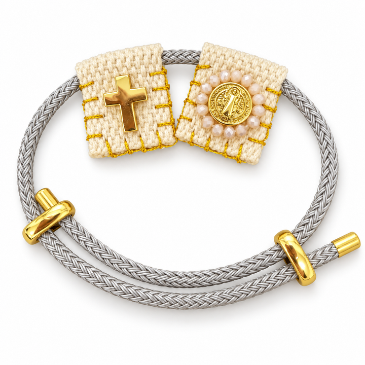 Religious Adjustable Cord Bracelet