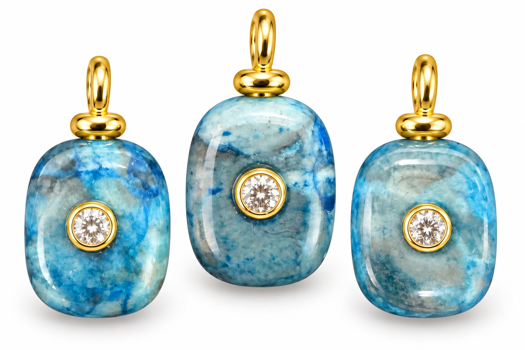 Apatite Cube Pendant