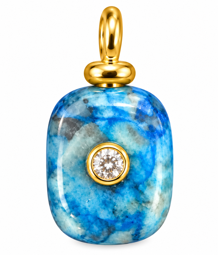 Apatite Cube Pendant