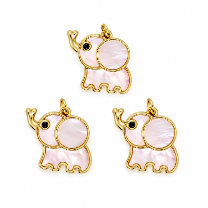 Pearl Elephant Pendant