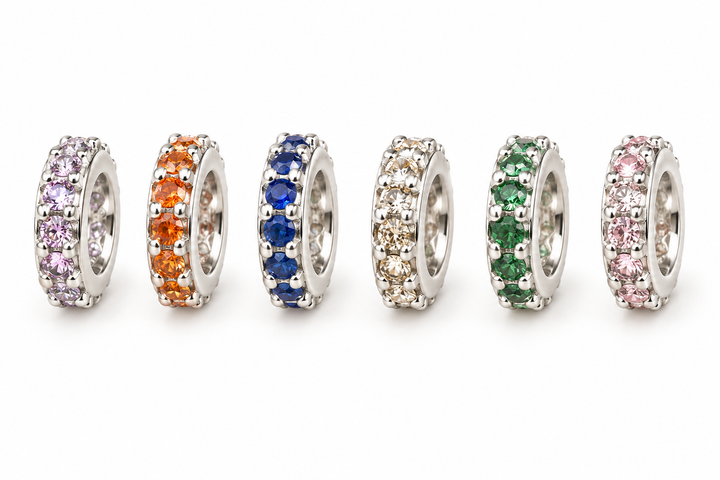 Micro Pave Small Donut Spacer
