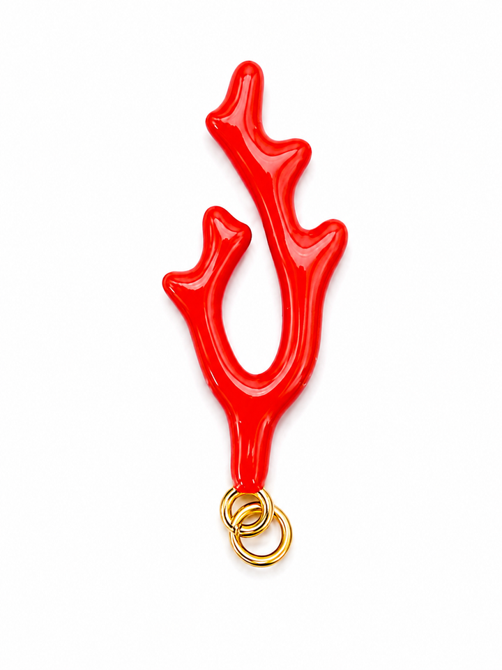 Colorful Small Coral Pendant