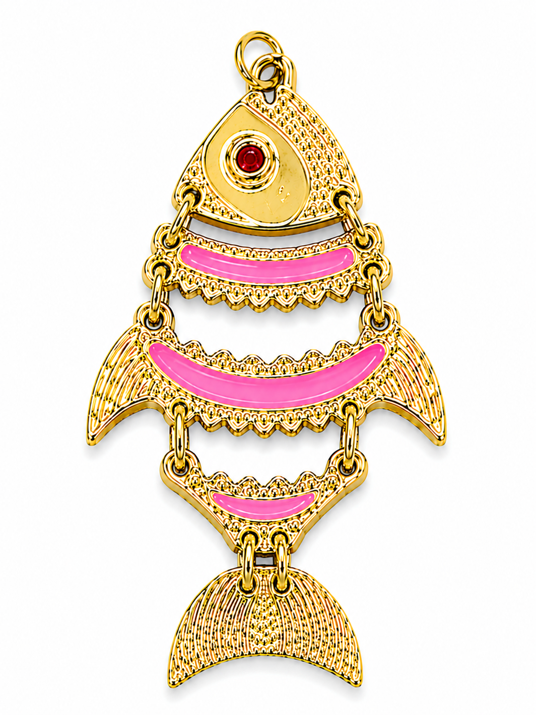 Large Moving fish Pendant