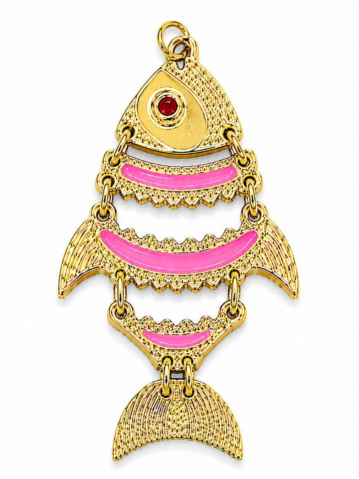 Large Moving fish Pendant