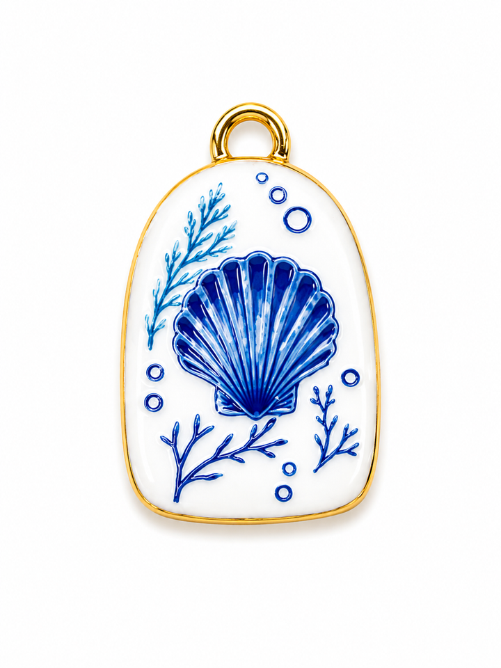 Ocean Life Enamel Pendants