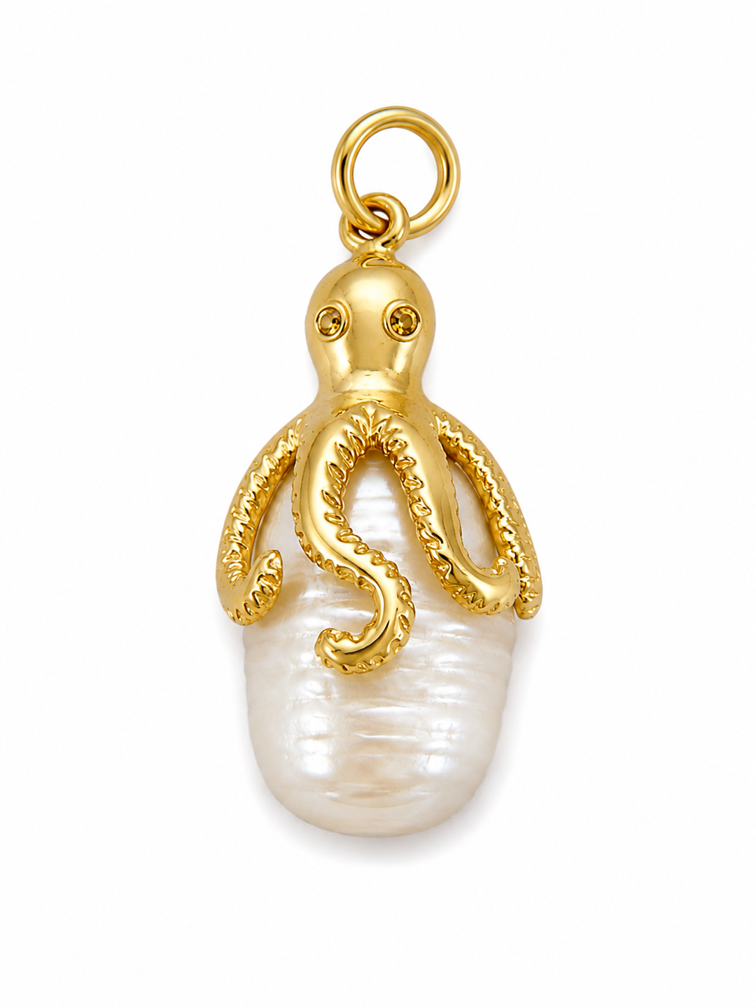 Octopus Pearl Pendant