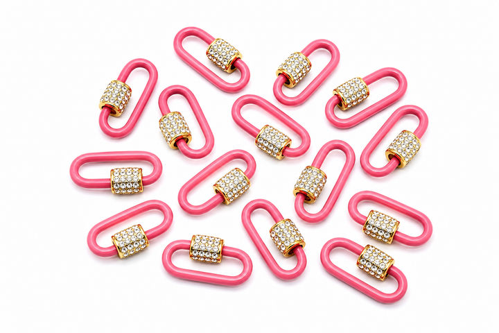 GOLD PLATED NEON COLORED PAPER CLIP CLASP