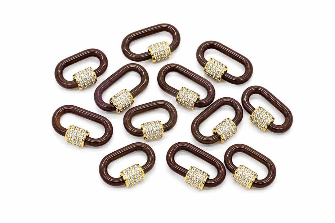 GOLD PLATED NEON COLORED PAPER CLIP CLASP