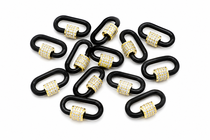 GOLD PLATED NEON COLORED PAPER CLIP CLASP