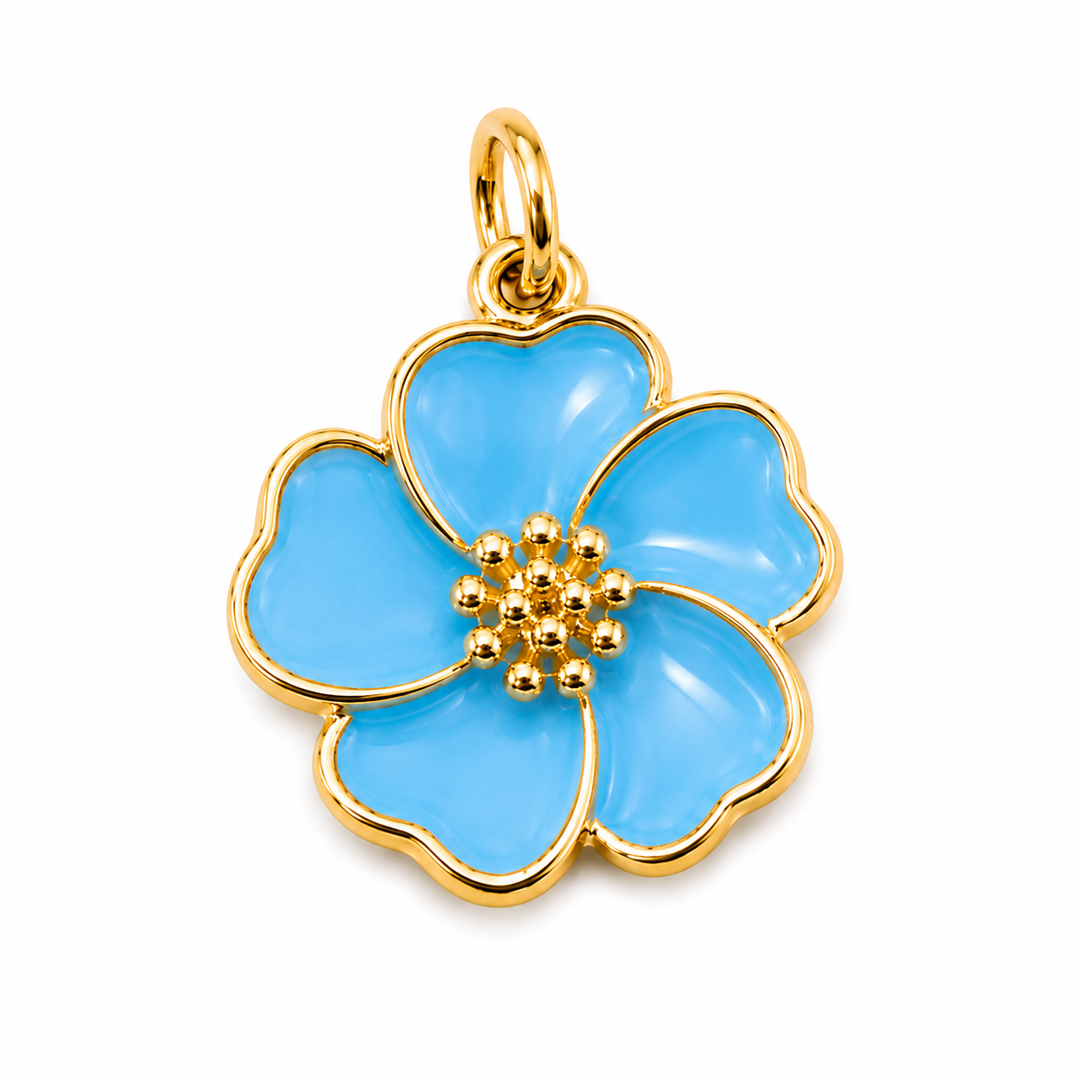 Colorful Flower Charm