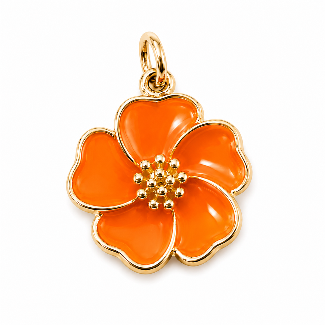 Colorful Flower Charm