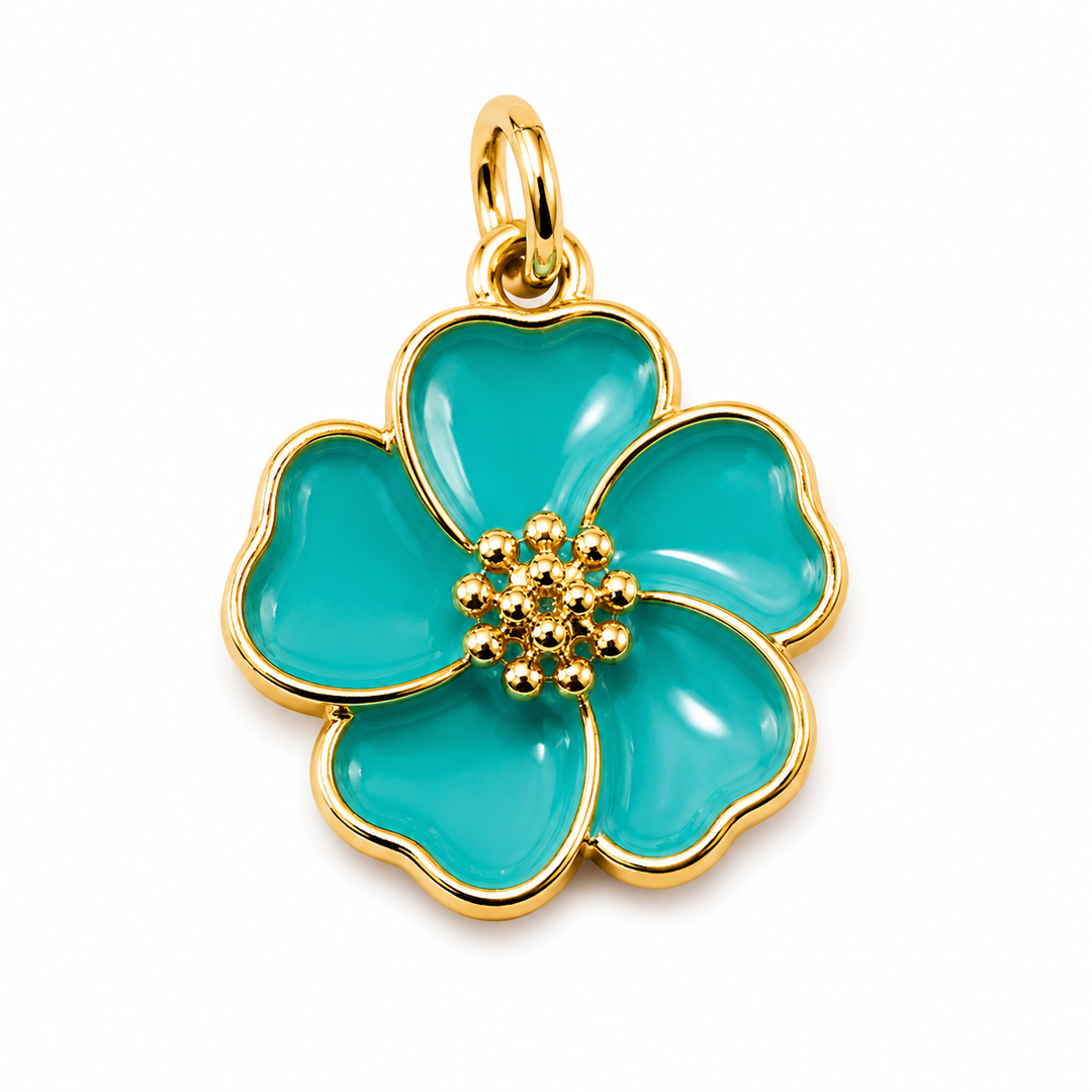 Colorful Flower Charm