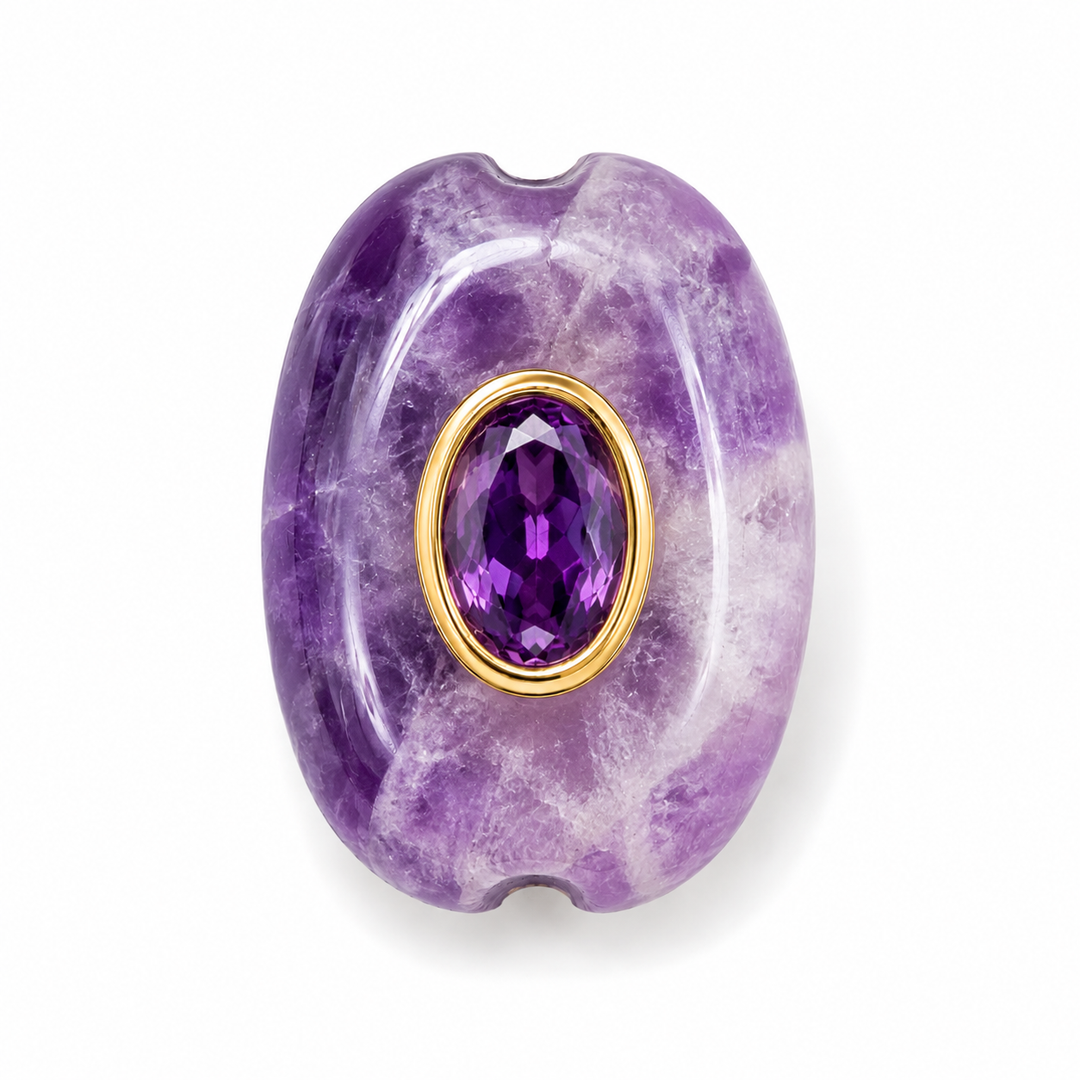 Oval Stone Spacer
