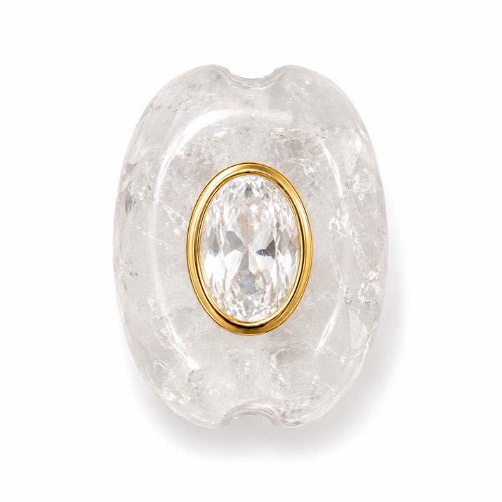 Oval Stone Spacer