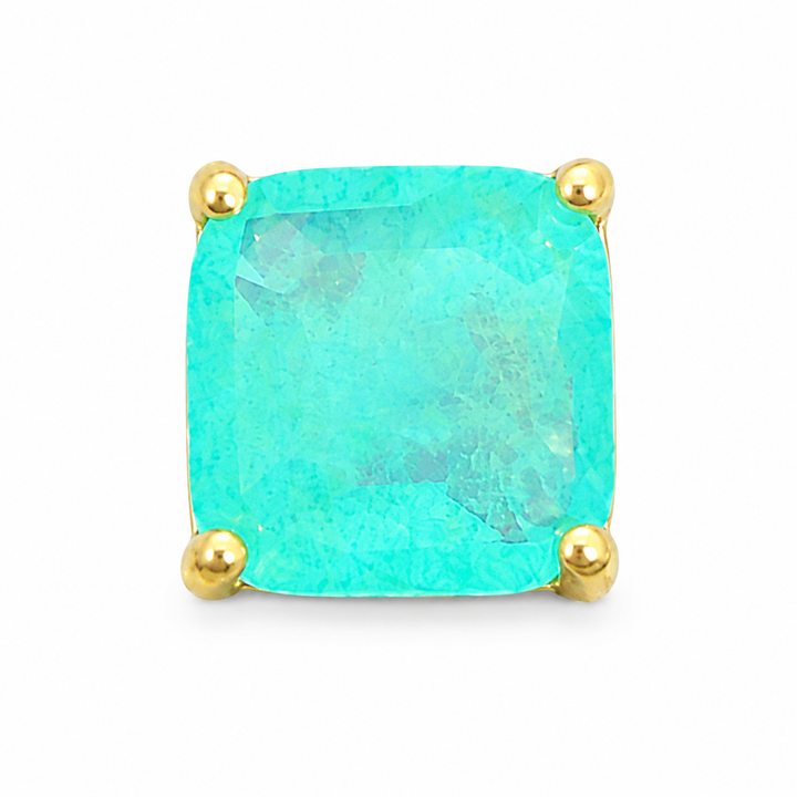 Small Crystal Oval Spacer