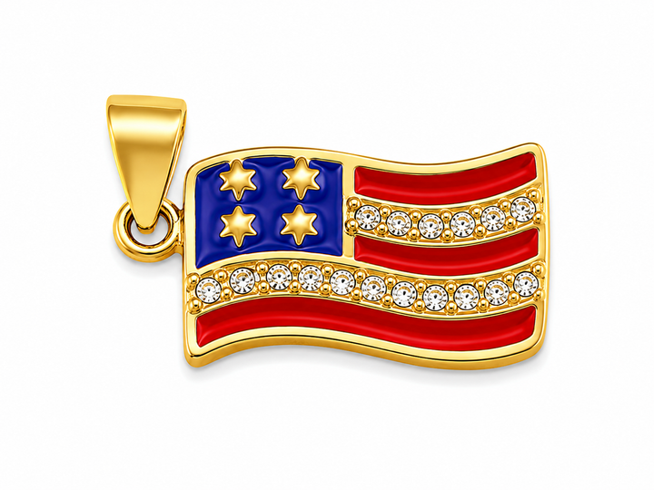 US Flag Charm