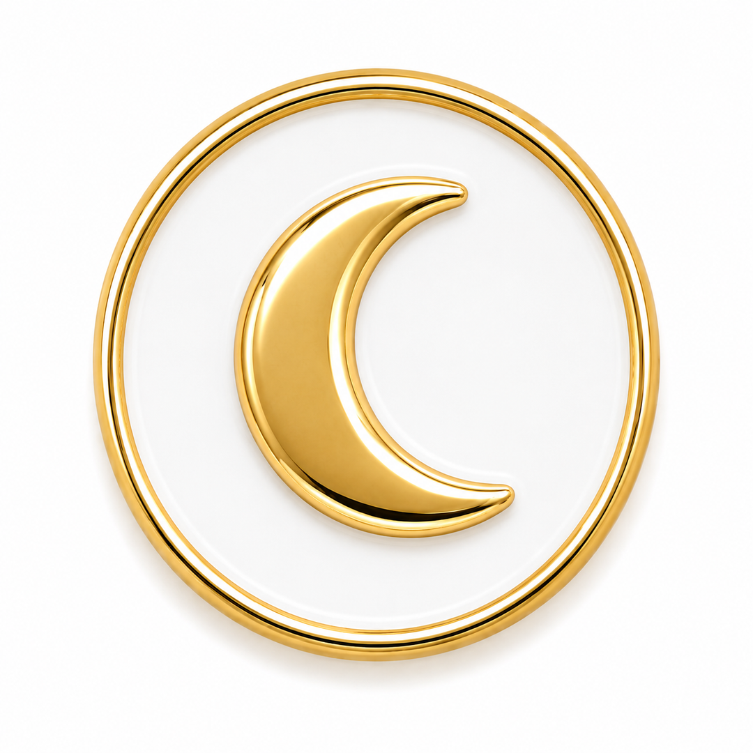 Symbol Round Spacer Charm