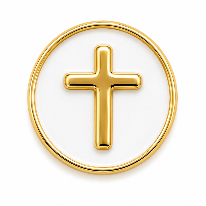 Symbol Round Spacer Charm