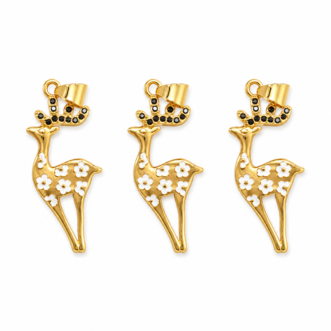 Reindeer Christmas Charm