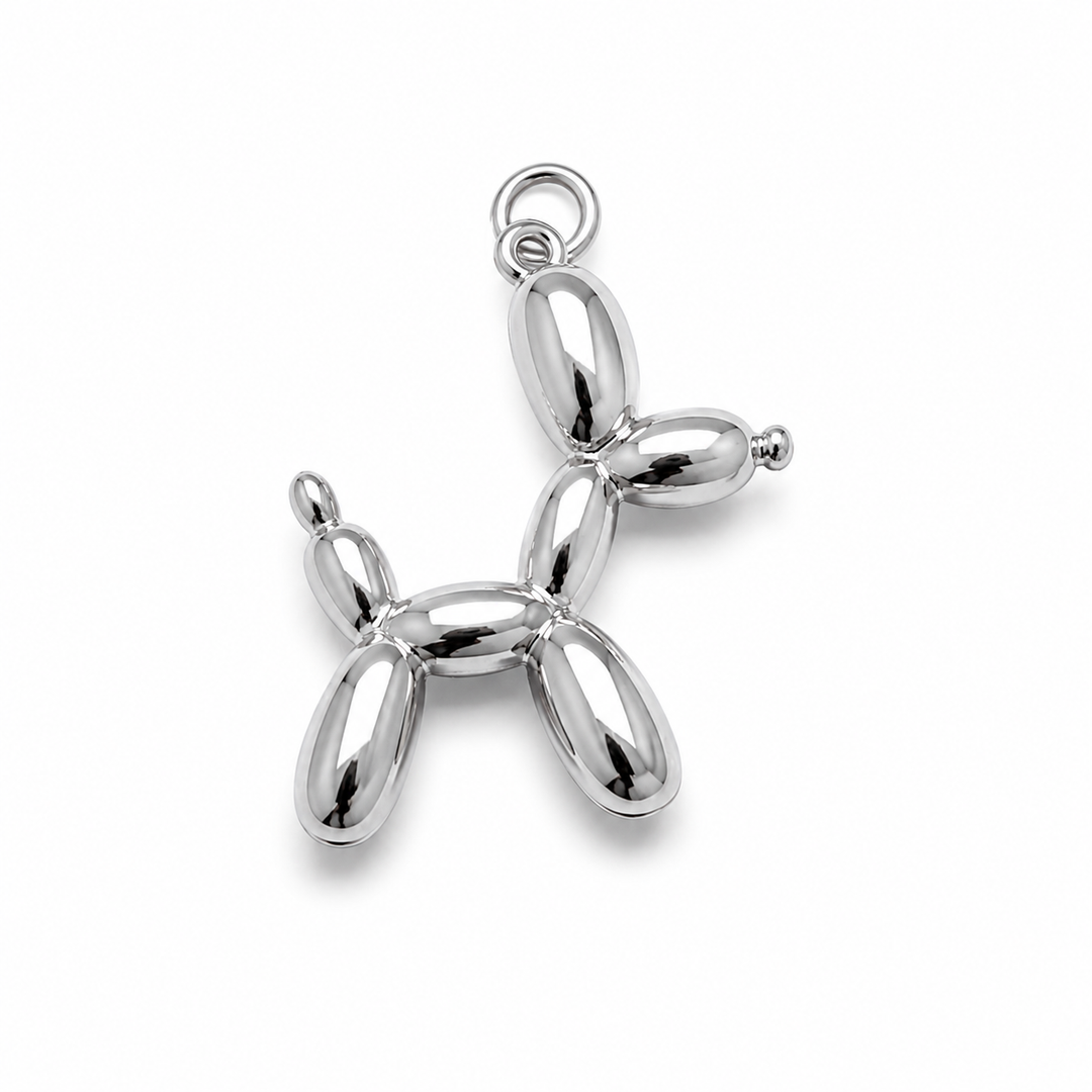 Colorful Balloon Dog Charm