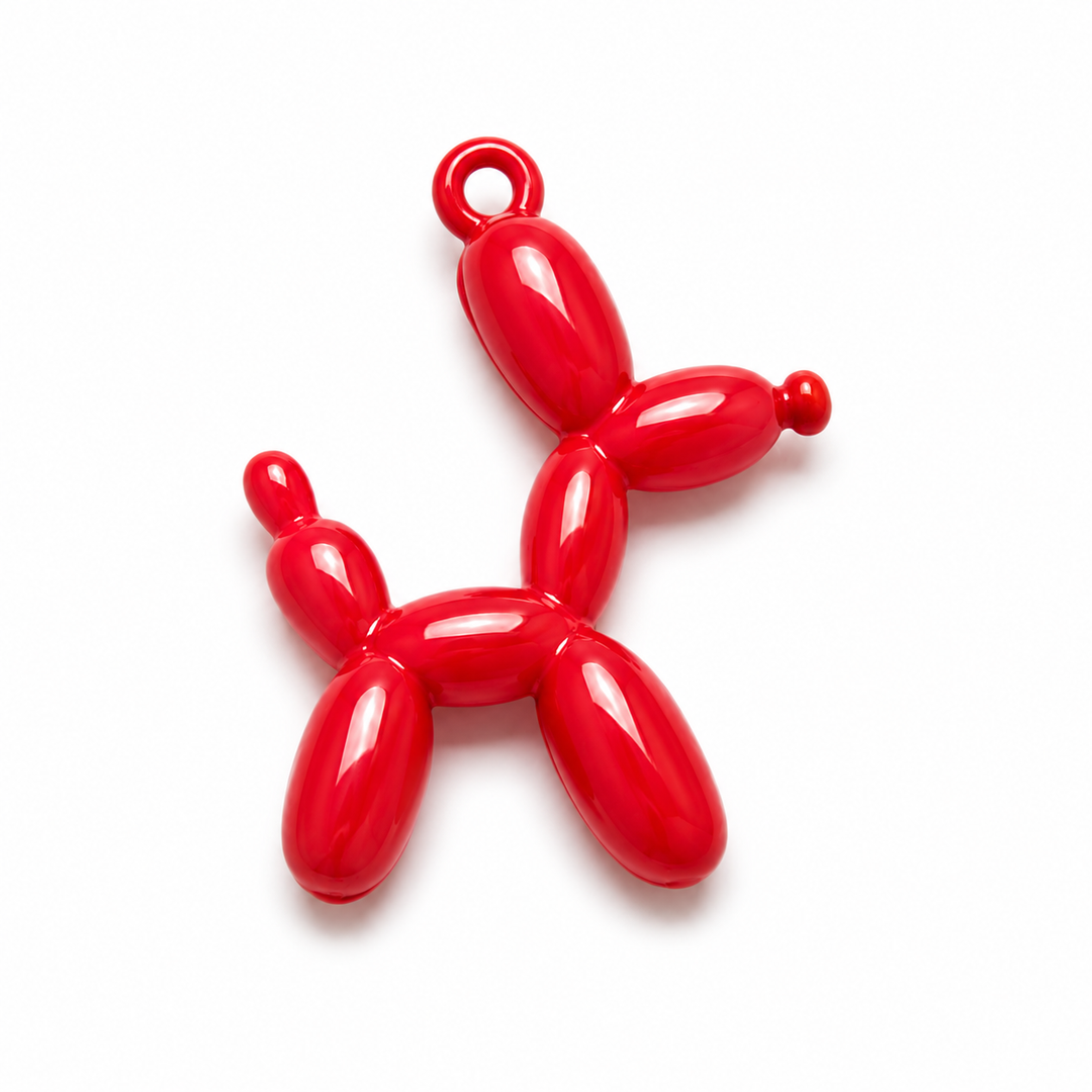 Colorful Balloon Dog Charm