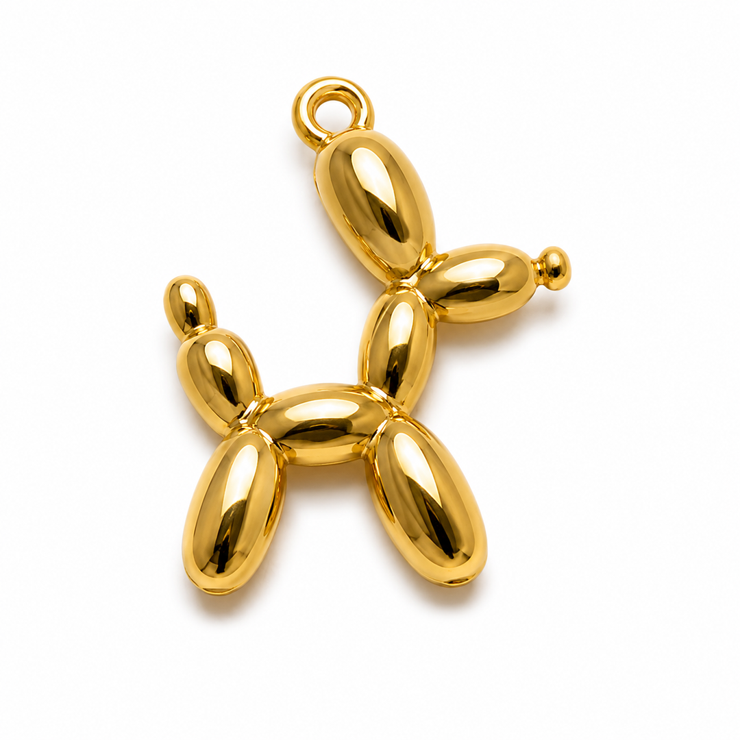 Colorful Balloon Dog Charm