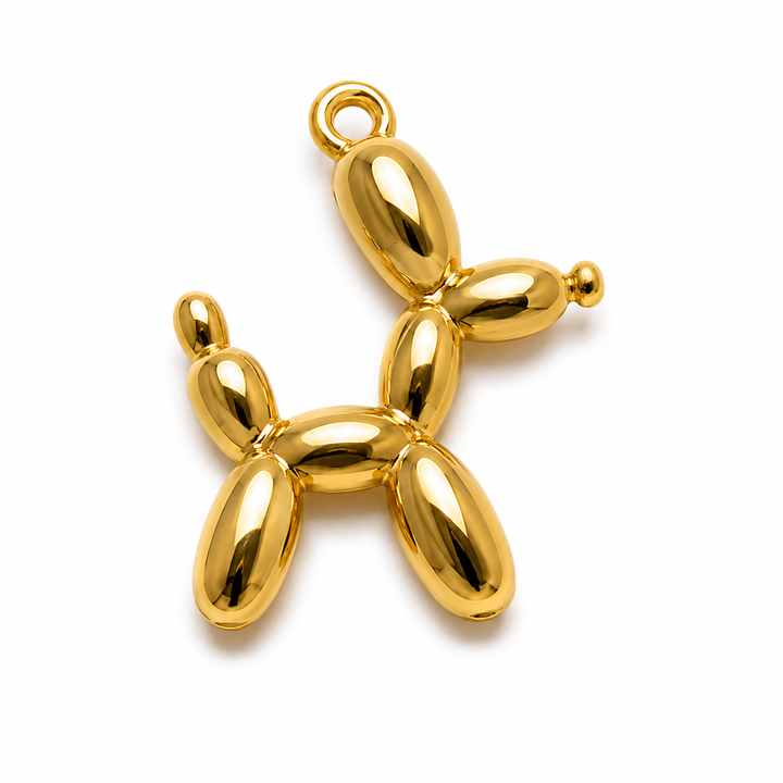 Colorful Balloon Dog Charm