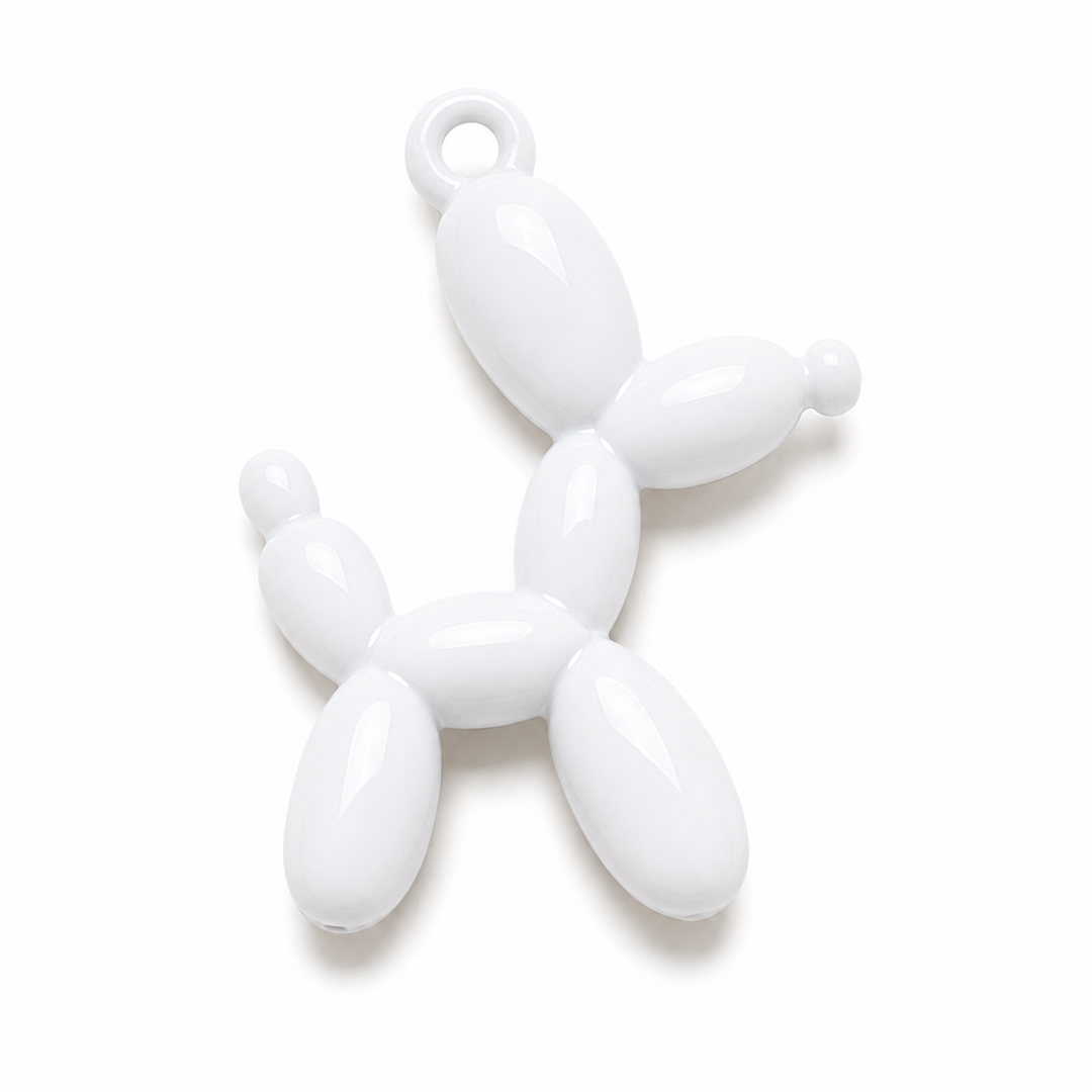 Colorful Balloon Dog Charm