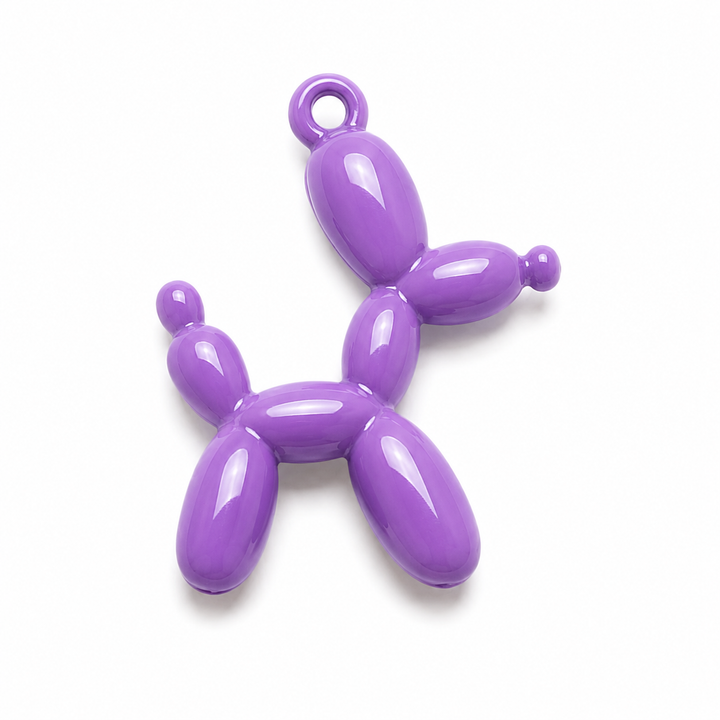 Colorful Balloon Dog Charm