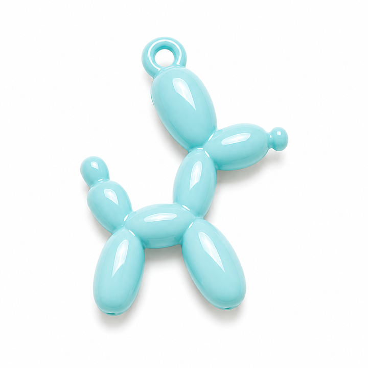 Colorful Balloon Dog Charm