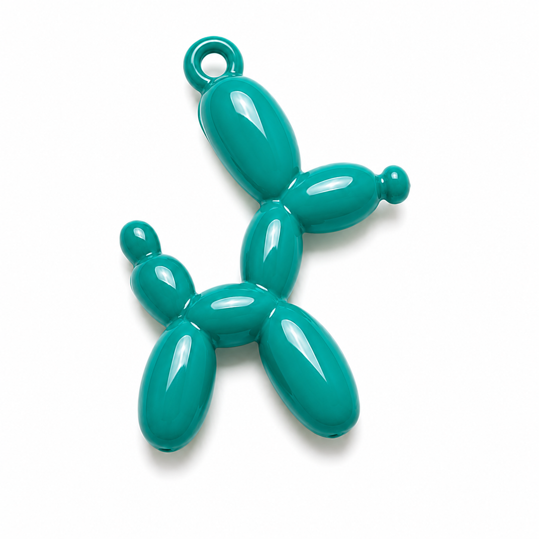 Colorful Balloon Dog Charm