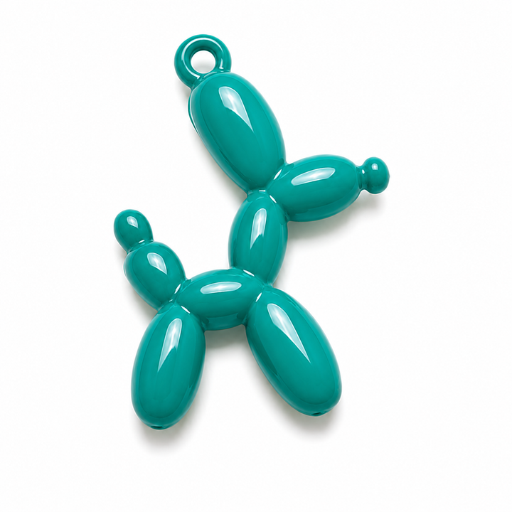 Colorful Balloon Dog Charm
