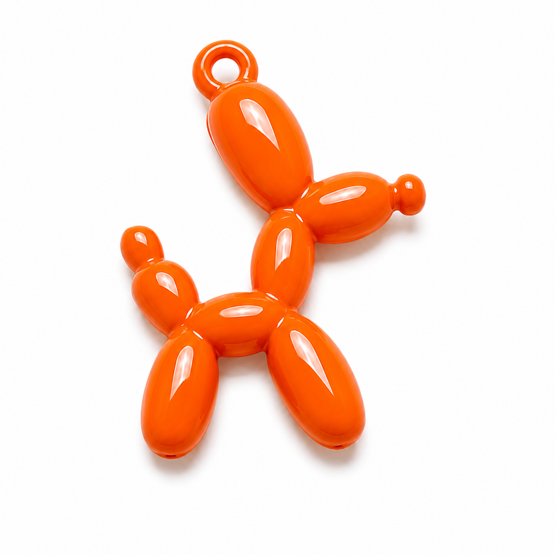 Colorful Balloon Dog Charm