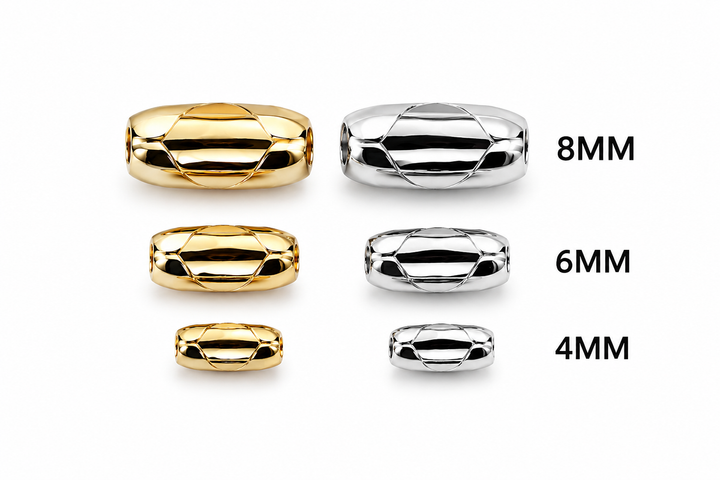 STAINLESS STEEL/GOLD PLATED BALL CHAIN CLASP (3X PACK)