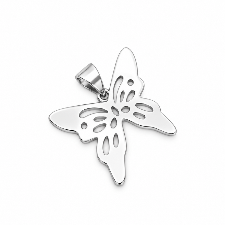 Stainless Steel Butterfly Pendant