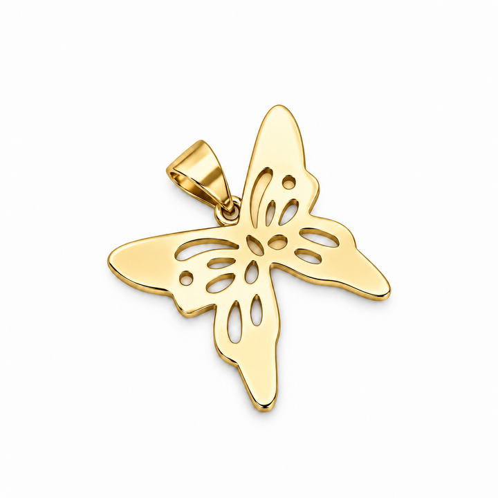 Stainless Steel Butterfly Pendant