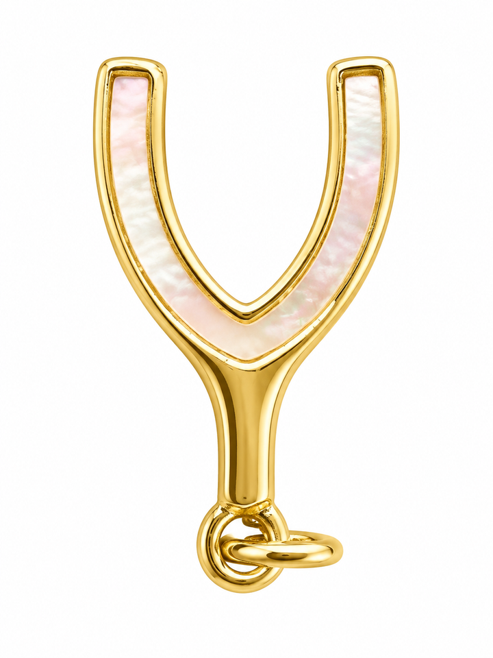 Wishbone Charm