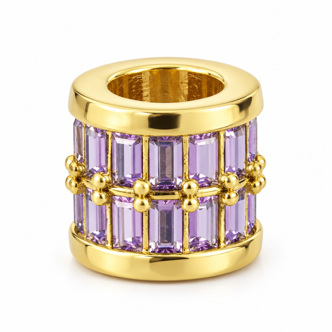 Big Hole Micro Pave Spacer