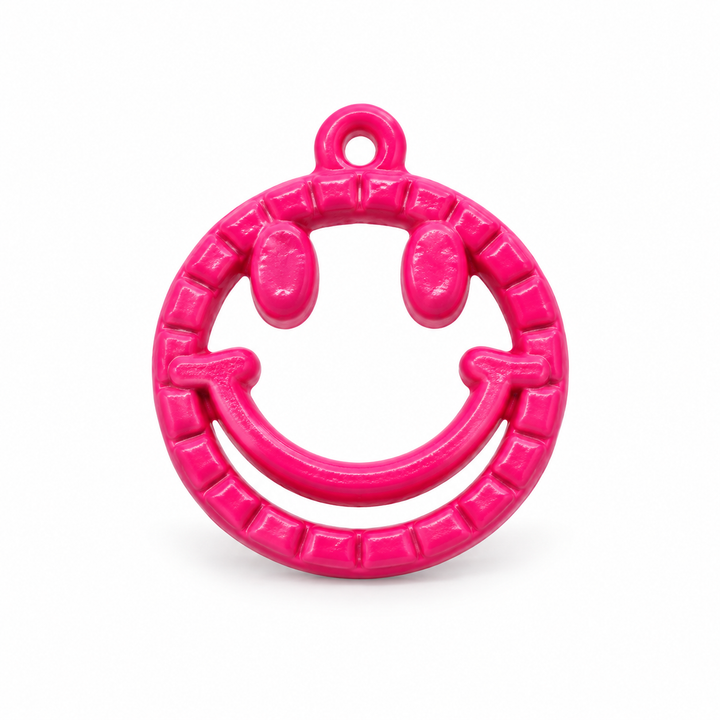 Colorful Happy Face Charm
